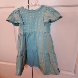 Mini Boden Tiered Flutter Jersey Dress